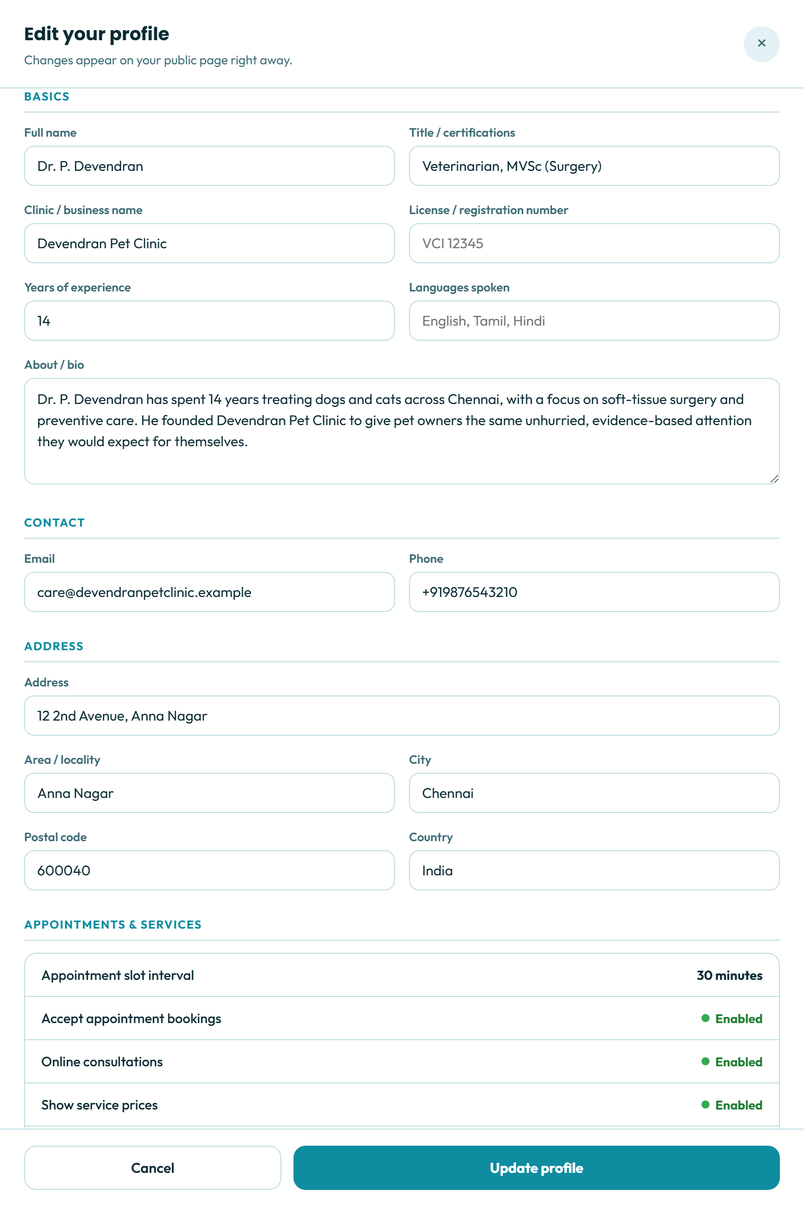 Claim Your Practice Profile — Showcase your clinic